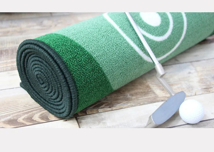 Golf Carpet Putting Mat Thick Smooth Practice Putting Rug For Indoor Home Office Golf Practice Grass Mat Golf Training 50X300cm