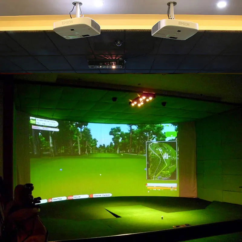 300*200CM Golf Ball Training Simulator Impact Display Projection Screen Indoor White Cloth Practice Projection Screens