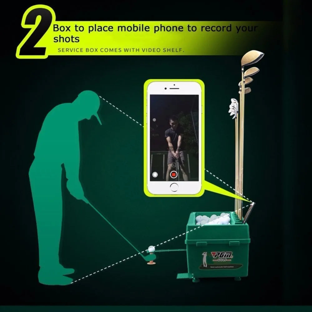 Golf Ball Dispenser, No Power/No Electricity Required, Semi-Automatic Golf Ball Dispenser, Golf Training Aids.