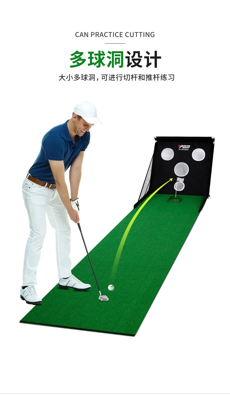 Red de entrenamiento de golf PGM, manta para putter de interior, equipo de entrenamiento, suministros de oficina, traje portátil