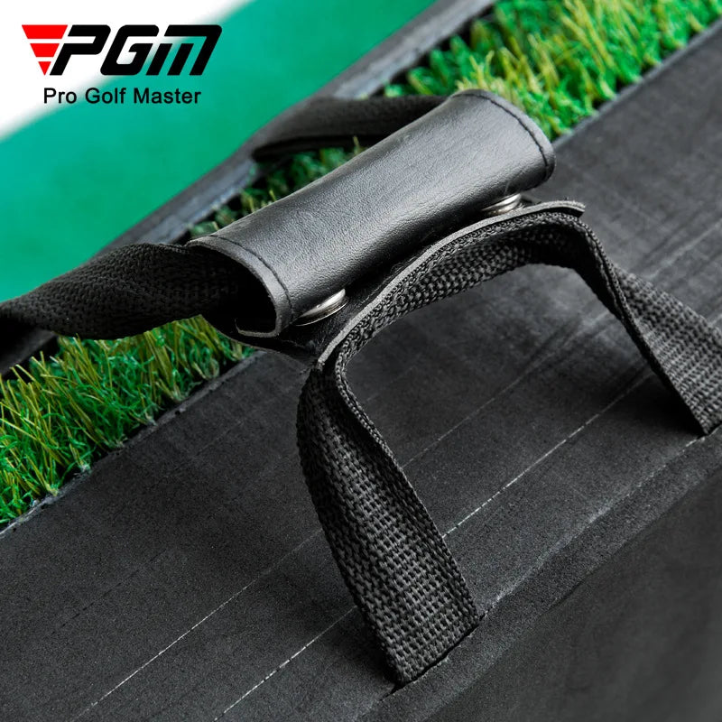 Almohadilla de impacto en pendiente de golf PGM, plegable, para practicar swing, almohadillas de pendiente alta y baja, suministros para principiantes de golf DJD041