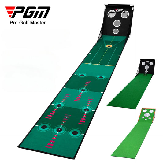 PGM - Putter de golf multifunción para interiores, minicolchoneta de práctica para entrenamiento en casa, manta de ejercicios, material de entrenamiento de golf TL033