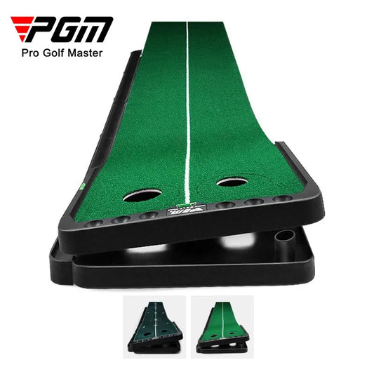 Alfombrilla de golf PGM para minigolf, green de golf, entrenador de putter de golf de calle, alfombra ajustable para práctica de putter en interiores TL010