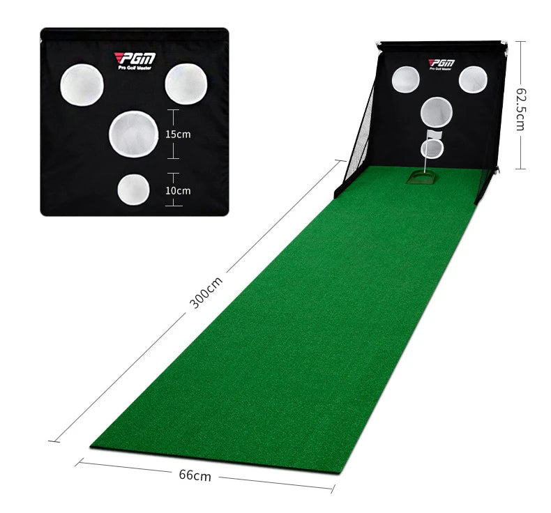 PGM - Putter de golf multifunción para interiores, minicolchoneta de práctica para entrenamiento en casa, manta de ejercicios, material de entrenamiento de golf TL033