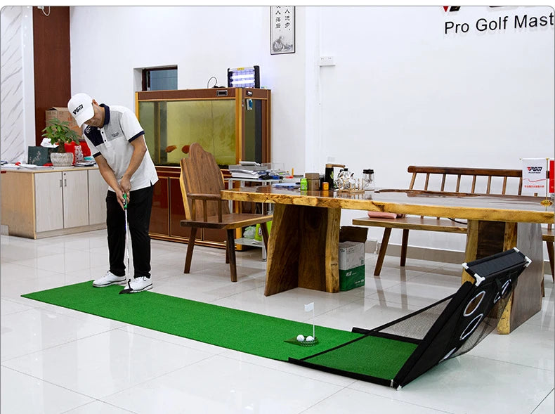 PGM - Putter de golf multifunción para interiores, minicolchoneta de práctica para entrenamiento en casa, manta de ejercicios, material de entrenamiento de golf TL033