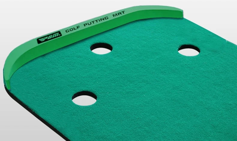 Green de golf para interiores PGM, entrenador de putter de golf portátil para el hogar, minicolchoneta de práctica, manta de ejercicios verdes, material de entrenamiento para jugar al golf