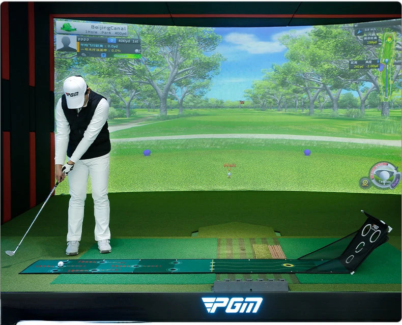 PGM - Putter de golf multifunción para interiores, minicolchoneta de práctica para entrenamiento en casa, manta de ejercicios, material de entrenamiento de golf TL033