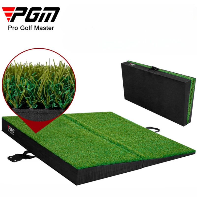 Almohadilla de impacto en pendiente de golf PGM, plegable, para practicar swing, almohadillas de pendiente alta y baja, suministros para principiantes de golf DJD041