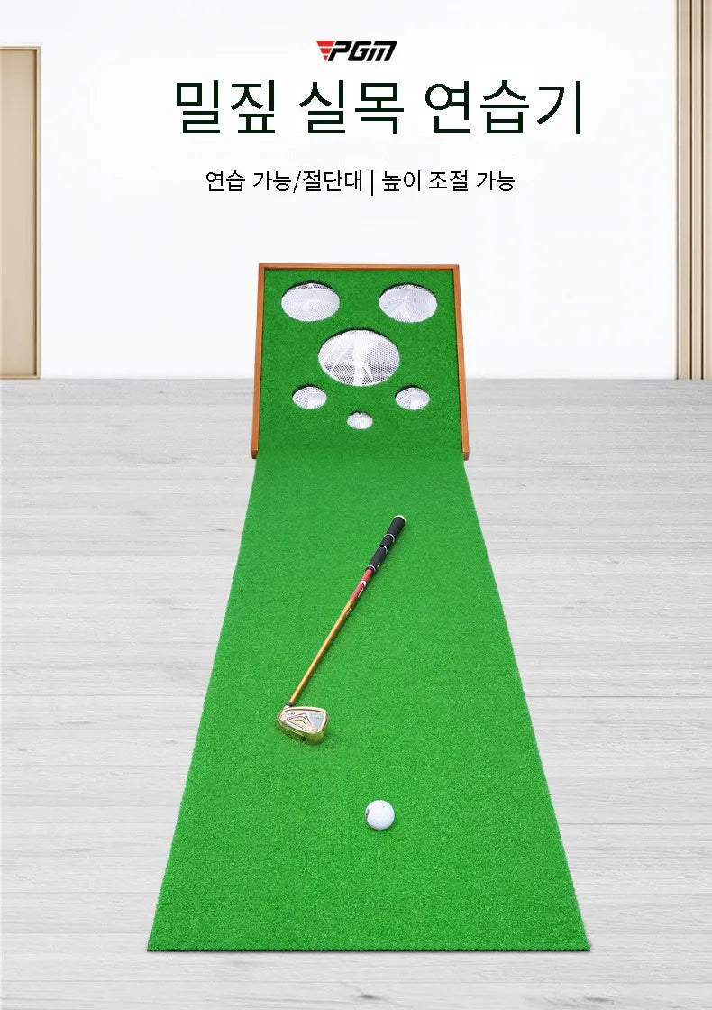 PGM - Putter de golf multifunción para interiores, minicolchoneta de práctica para entrenamiento en casa, manta de ejercicios, material de entrenamiento de golf TL033