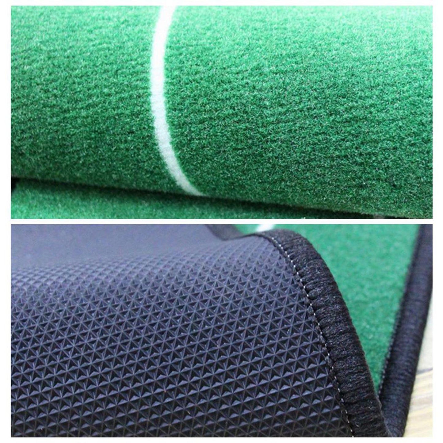 Alfombrilla de golf portátil para practicar golf, para mejorar las habilidades de putt en jardines, interiores y exteriores, accesorios de golf para hombres