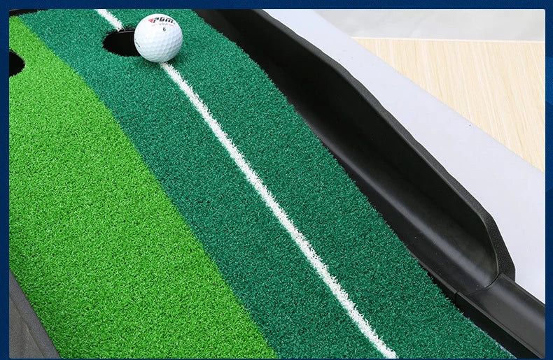 PGM Portable Golf Putting Mat – Indoor and Outdoor Practice Surface with True Roll and Non-Slip Base