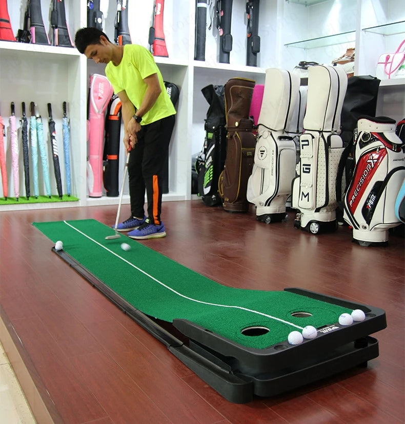 Alfombrilla de golf PGM para minigolf, green de golf, entrenador de putter de golf de calle, alfombra ajustable para práctica de putter en interiores TL010