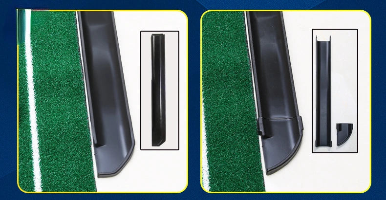 PGM Portable Golf Putting Mat – Indoor and Outdoor Practice Surface with True Roll and Non-Slip Base