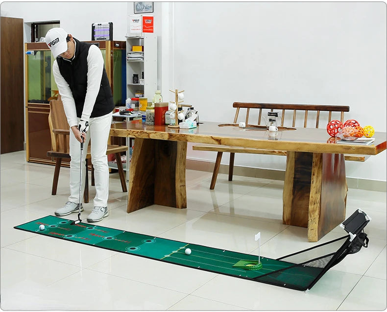 PGM - Putter de golf multifunción para interiores, minicolchoneta de práctica para entrenamiento en casa, manta de ejercicios, material de entrenamiento de golf TL033