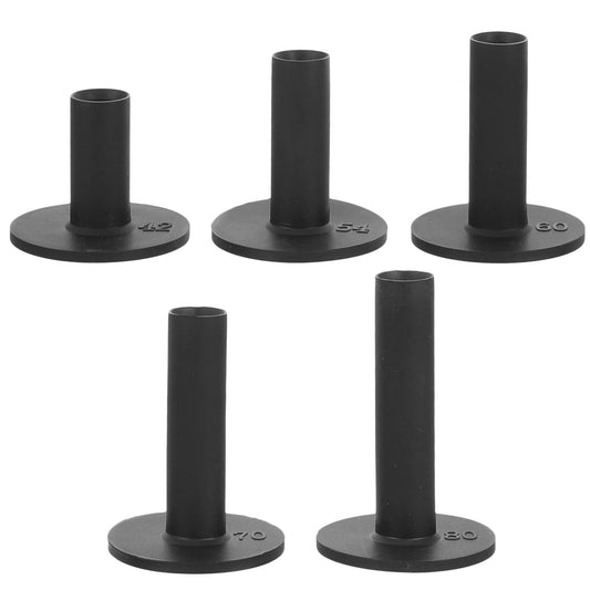 Rubber Golf Driving Range Tees (Set of 5) – Durable Practice Tees for Mats (50mm–80mm)