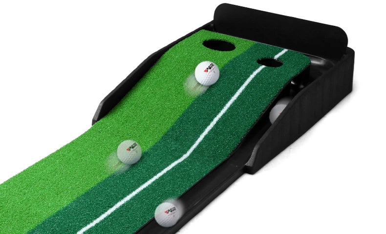 PGM Portable Golf Putting Mat – Indoor and Outdoor Practice Surface with True Roll and Non-Slip Base