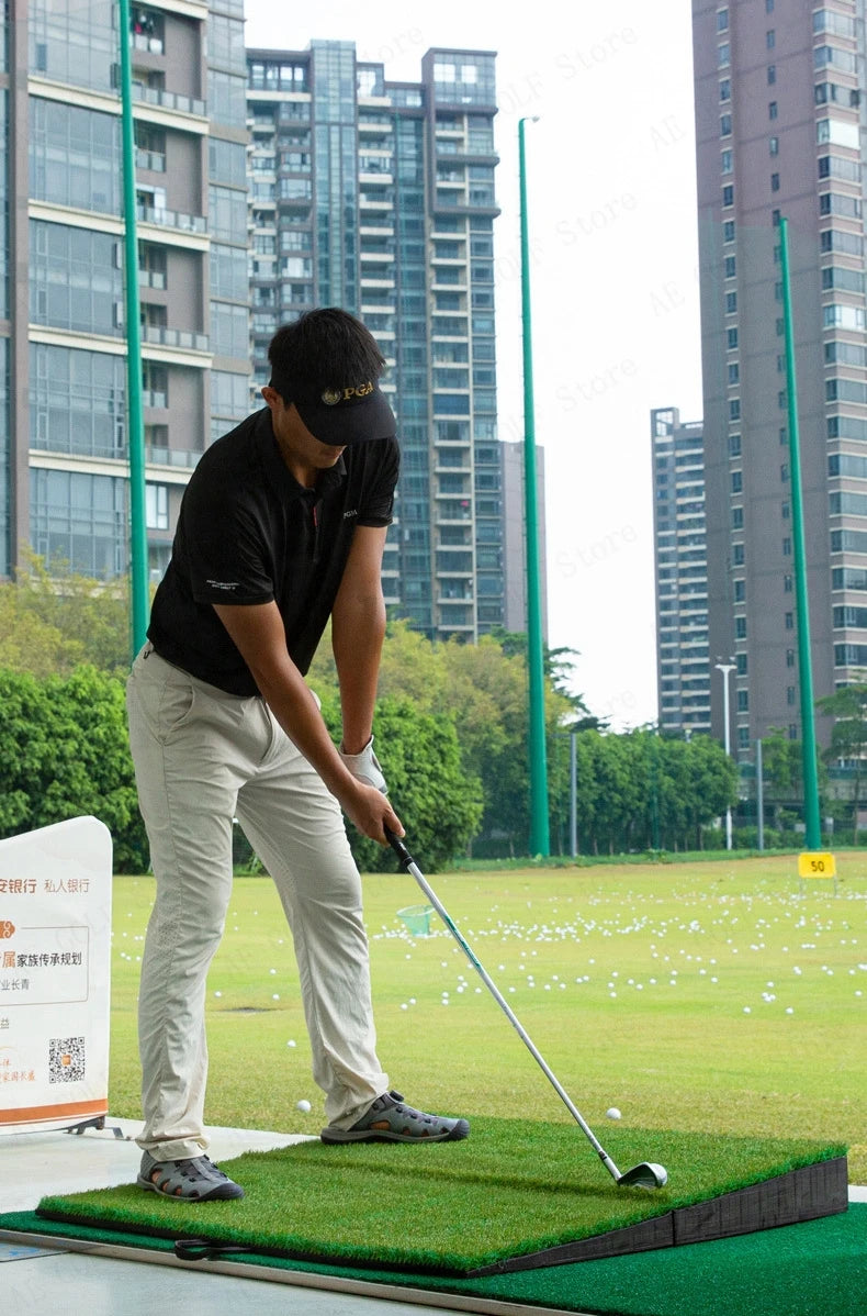 Almohadilla de impacto en pendiente de golf PGM, plegable, para practicar swing, almohadillas de pendiente alta y baja, suministros para principiantes de golf DJD041