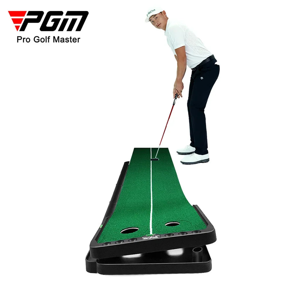 Alfombrilla de golf PGM para minigolf, green de golf, entrenador de putter de golf de calle, alfombra ajustable para práctica de putter en interiores TL010
