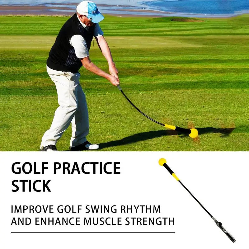 Golf Swing Training Aid Golf Swing Practice Rod Golf Warm-up Stick Golf Accessories Golf Trainer Aids Supplies 40/48 inches