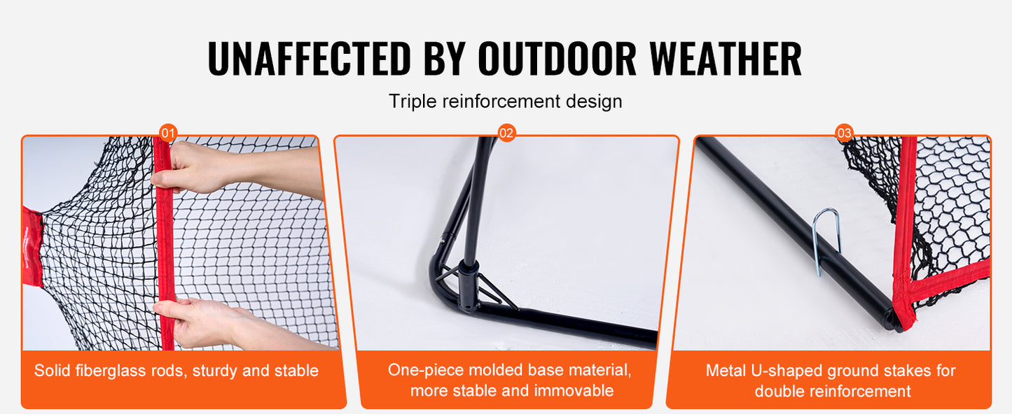 VEVOR Golf Practice Hitting Net – Large 7.8 x 7 ft Driving Range Net for Indoor or Outdoor Use