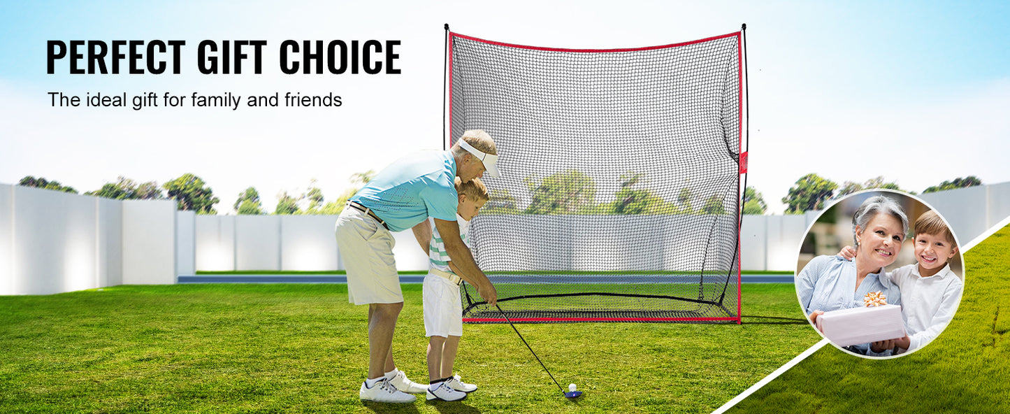 VEVOR Golf Practice Hitting Net – Large 7.8 x 7 ft Driving Range Net for Indoor or Outdoor Use